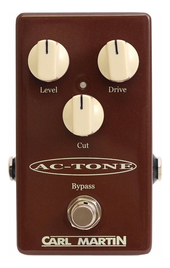Pedal Overdrive Carl Martin Ac Tone Emulador Guitarra Vox Ac30 9v Marrón