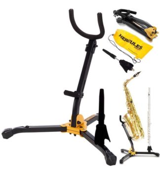 Soporte Hercules Para Saxo Alto O Tenor Y Flauta
