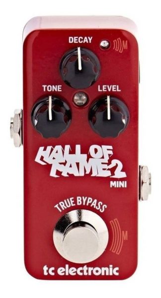 Pedal Reverb Tc Electronic Hall Of Fame 2 Mini Rojo Analógico Guitarra