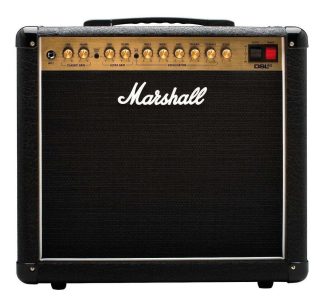 Amplificador Marshall Dsl Dsl20cr Valvular Para Guitarra De 20w Color Negro/dorado