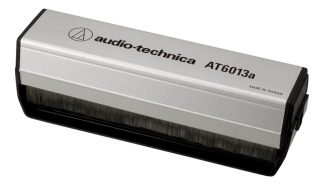 Audio Technica At6013a Limpiador Discos Doble Cepillo Fibra