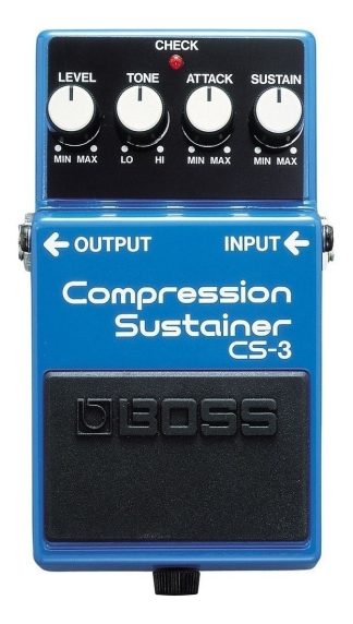Pedal De Efecto Boss Compression Sustainer Cs-3 Azul