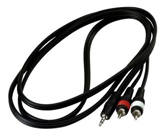 Cable Rockcable Warwick Rcl 20903 D4 Mini Plug A 2 Rca 1.8m