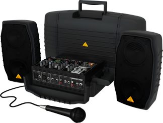 Behringer Ppa200 Sistema De Sonido Portatil 200 Watts 5 Can