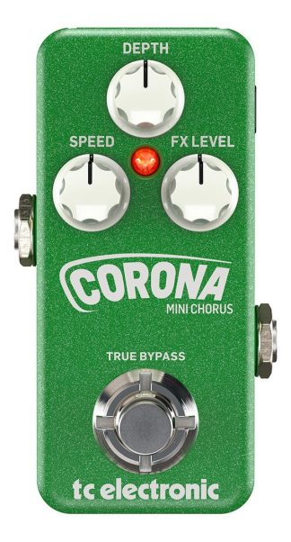 Pedal Chorus Tc Electronic Corona Mini Para Guitarra Eléctrica Verde