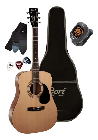 Cort Cap810 Kit Guitarra Acustica Ad810 Con Accesorios