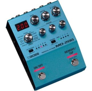 Pedal De Efectos Boss Md-200 Phaser Flanger Chorus, 12 Modulaciones, Color Azul