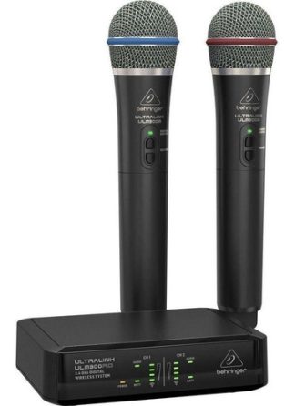 Micrófonos Behringer Ulm302mic Inalambricos Cardioides Color Negro