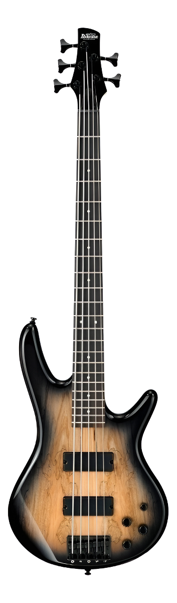 Ibanez Gsr205 Sm Ngt Bajo Activo 5 Cuerdas Acabado Del Cuerpo Laqueado Color Natural Sunburst Orientación De La Mano Diestro
