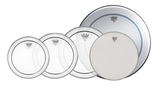 Pack Parches Remo Usa Pinstripe 10+12+14+22 Ambassador 14