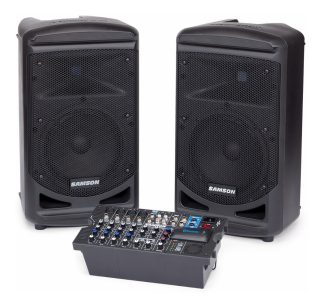 Samson Xp800b Sonido Portatil Valija 8 Canales 800 Watts