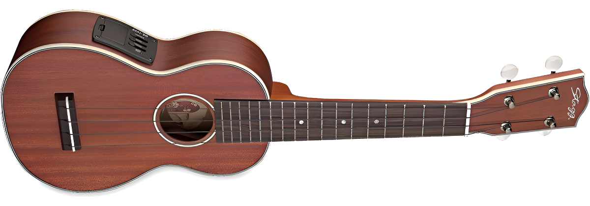 Stagg Us80se Ukelele Soprano Electro Acustico Eq Con Funda