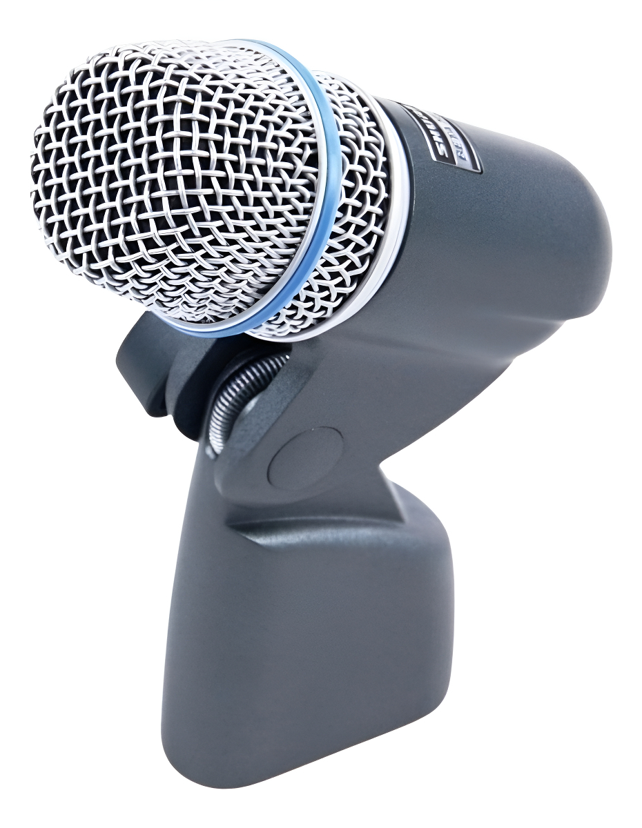 Micrófono Shure Beta 56a Supercardioide Para Instrumento Color Gris Negro