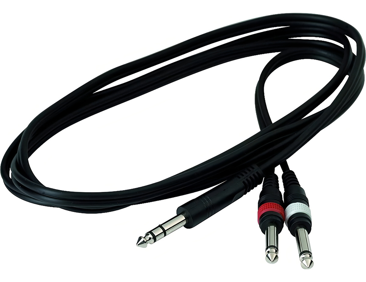 Cable Warwick Rcl 20923 D4 2 Plug Mono A Plug Stereo 1.8 Mts