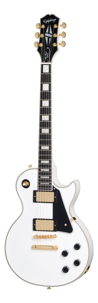 EpiPhone Les Paul Custom Guitarra Electrica Acc Dorado Funda