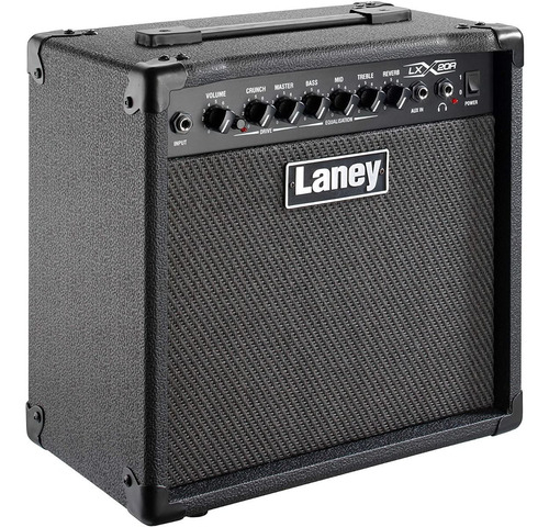 Amplificador De Guitarra 20w Con Reverb Laney Lx20r Color Negro