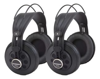 Samson Sr850 Auriculares Semi Abiertos Pack X2 Unidades