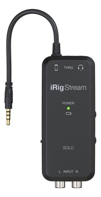 Interfaz De Audio Ik Multimedia Irig Stream Solo Para Streaming Y Djs