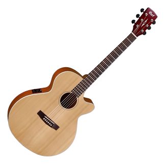 Cort Sfx1f Guitarra Electro Acustica Slim Tapa Solida