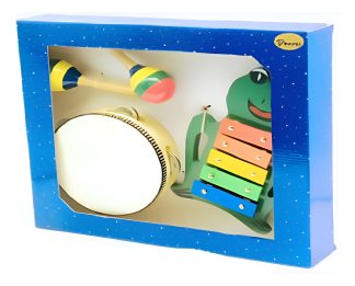 Denver Dp544 Set Percusion Infantil Tambor Maraca Metalofon