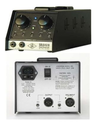Universal Audio Solo 610 Pre Valvular/di Box En Stock