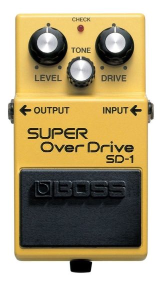 Pedal De Efecto Boss Super Overdrive Sd-1 Amarillo