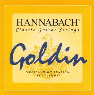 Encordado Guitarra Clásica Hannabach 725mht Goldin Medium High