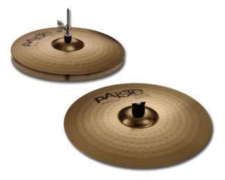 Set Platillos Paiste 201 Essential Hi-hat 14 Crash/ride 18 Bronce B8 Dorado Oscuro
