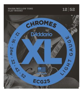 Daddario Ecg25 Encordado Flat 012 Para Guitarra Electrica