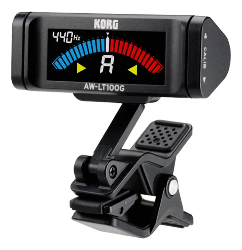 Afinador Cromático Pinza Korg Aw-lt100g Para Guitarra