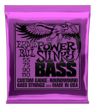 Encordado Ernie Ball Eb2831 Power Slinky Bajo Eléctrico 55-110