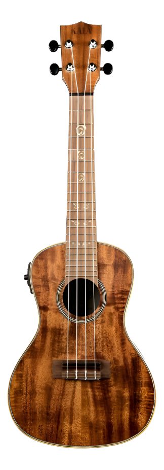 Ukelele Concierto Electroacústico Kala Madera Koa Marrón Mate 4 Cuerdas
