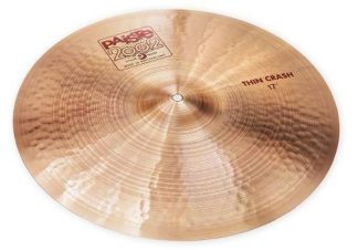 Platillo Paiste 2002 Thin Crash 17 Pulgadas Sonido Brillante Y Cálido