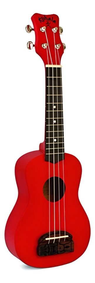 Kohala Tiki Ukelele Soprano Caoba Cuerdas Aquila