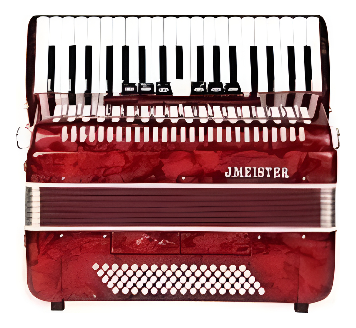 J Meister Bm1309 Acordeon A Piano 80 Bajos 37 Teclas