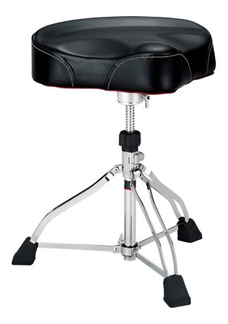 Banqueta Para Batería Tama Ht530b Moto Pvc Ajustable 3 Patas Dobles Altura 65 Cm