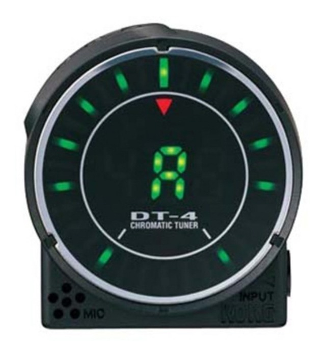 Afinador Cromático Estroboscópico Korg Dt-4 Guitarra Acústica Y Eléctrica