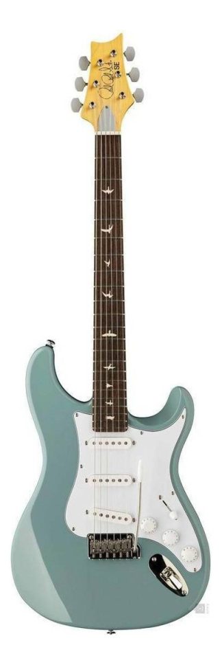 Guitarra Eléctrica Prs Guitars Se Silver Sky John Mayer Solidbody De Álamo Stone Blue Gloss Con Diapasón De Palo De Rosa Diestro