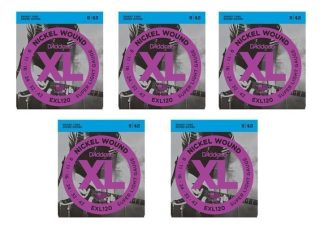 Daddario Pack De 5 Encordados Para Electrica 009 010