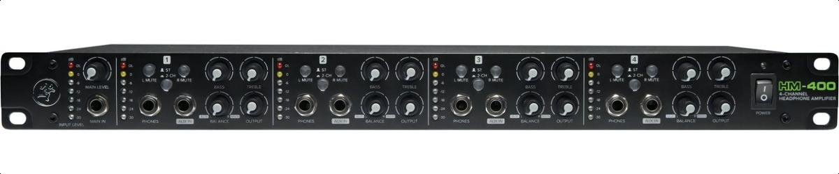 Mackie Hm400 Amplificador 4 Auriculares Rack
