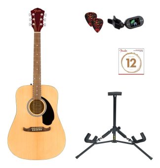 Fender Fa125 Pack Guitarra Acustica Con Accesorios