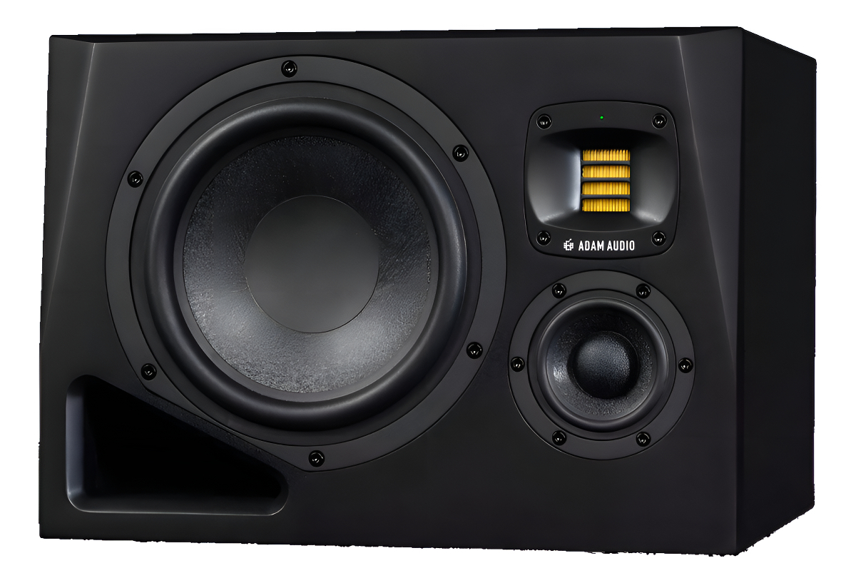 Monitor De Estudio Adam A8h Activo 3 Vías 340w X-art Negro Derecho Negro Right