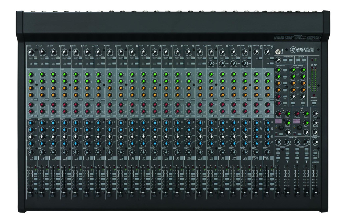Mackie 2404 Vlz4 Consola 24 Canales Grabacion Vivo Usb