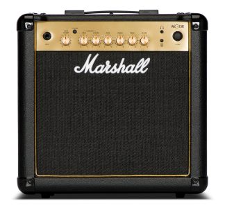 Marshall Mg15gr Amplificador Para Guitarra 15 Watts Gold Reverb Negro