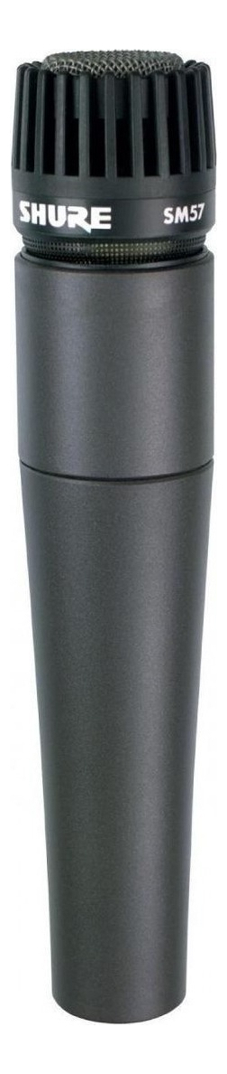 Micrófono Dinámico Shure Sm57 Para Instrumentos Y Voces Color Negro