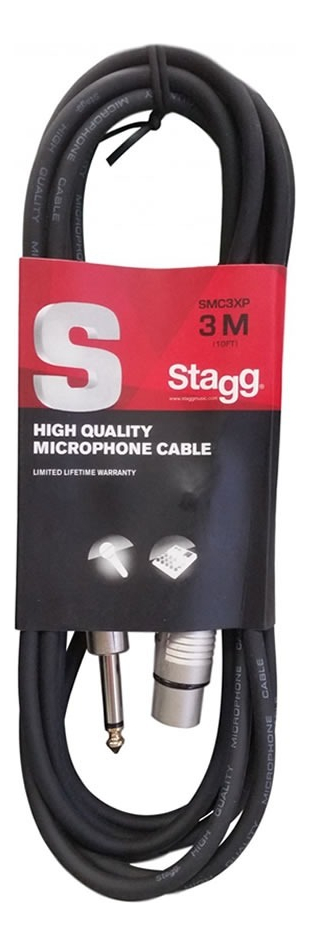 Cable Canon Xlr - Plug Stagg Standard 3 Metros Smc3xp