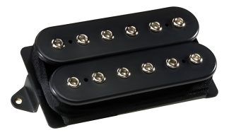 Humbucker Guitarra Eléctrica Dimarzio Titan Dp259 Puente Negro F Spaced