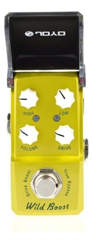 Pedal Overdrive Joyo Ironman Wild Boost Jf-302 Guitarra Amarillo