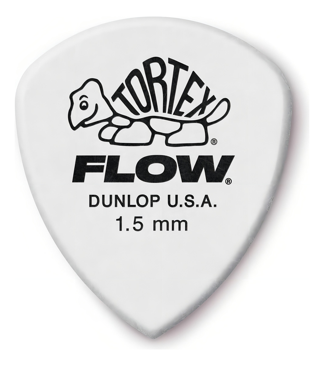 Dunlop 558p Tortex Flow Pack 12 Puas 1.5 - Branco 1.50mm
