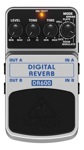 Pedal De Efecto Behringer Dr Digital Reverb Dr600 Gris